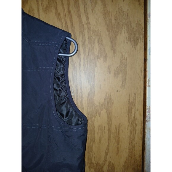 Levi's Vest Mens Size Medium 38×27 Black Lined 100% Nylon Buttoned Zipper 2011 - Picture 5 of 15